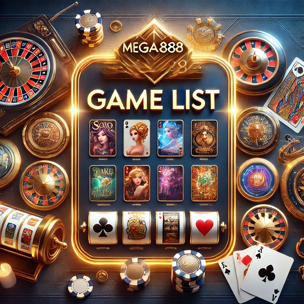 Senarai Mega888 Game untuk Peminat Kasino